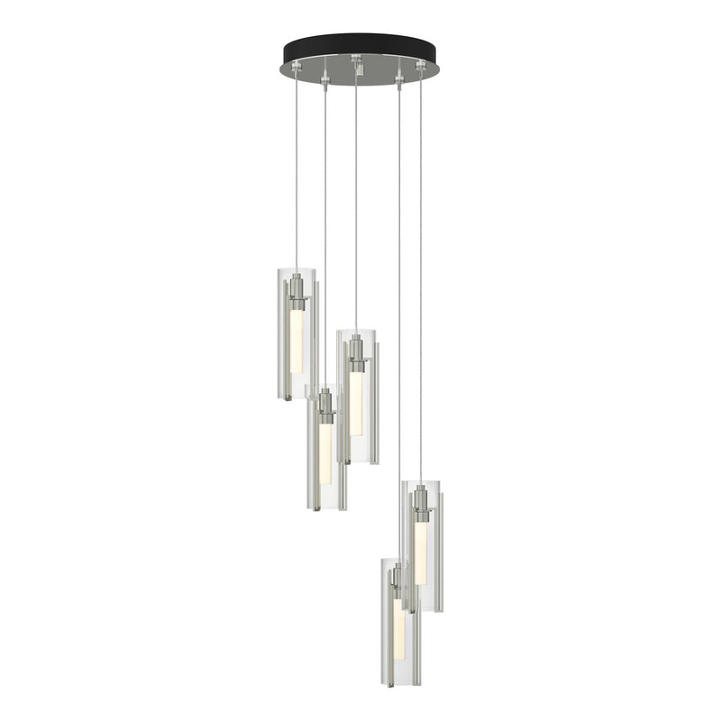 Hubbardton Forge 131124-SKT-STND-85-ZM0065 LED Pendant, Sterling
