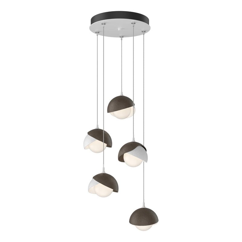 Hubbardton Forge 131125-SKT-STND-02-05-GG0711 LED Pendant, White