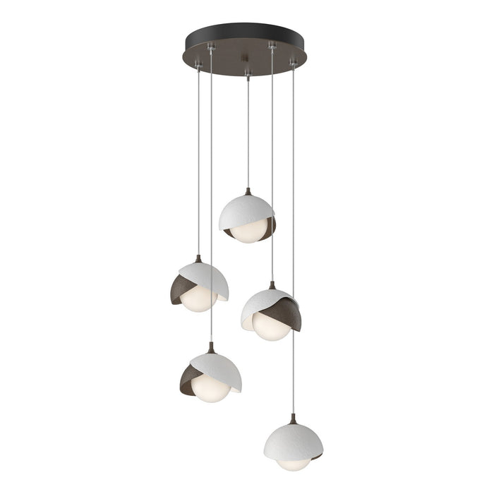 Hubbardton Forge 131125-SKT-STND-05-02-GG0711 LED Pendant, Bronze