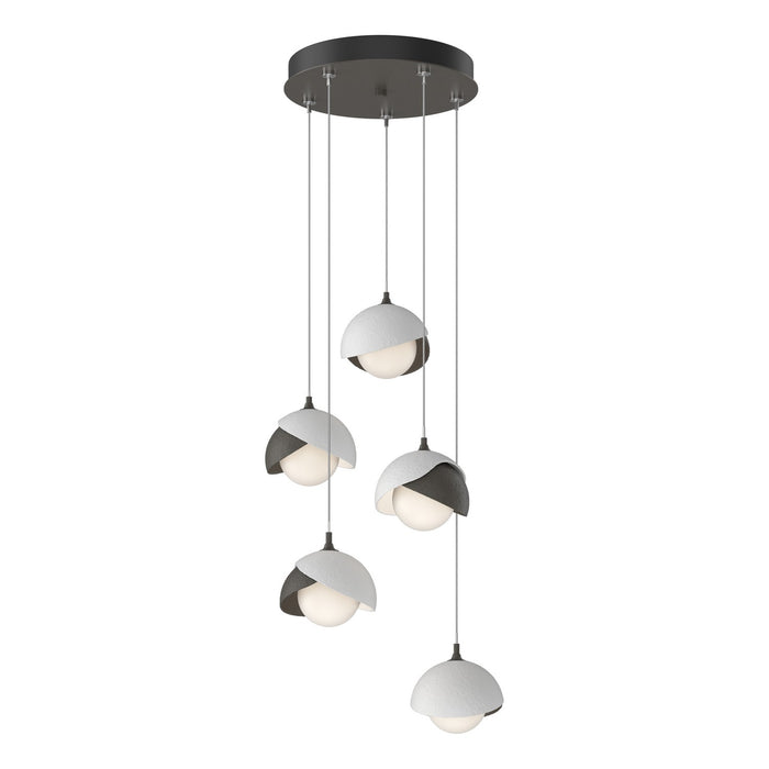 Hubbardton Forge 131125-SKT-STND-07-02-GG0711 LED Pendant, Dark Smoke