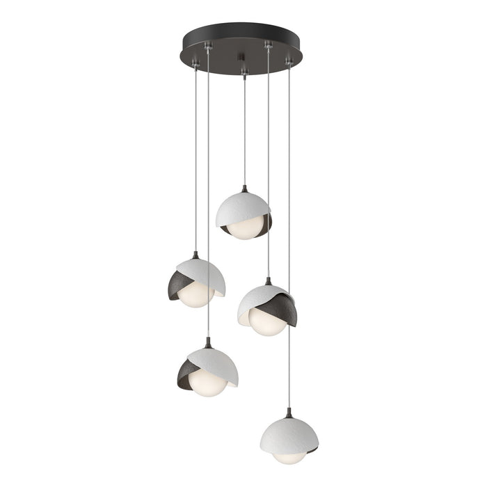 Hubbardton Forge 131125-SKT-STND-14-02-GG0711 LED Pendant, Oil Rubbed Bronze