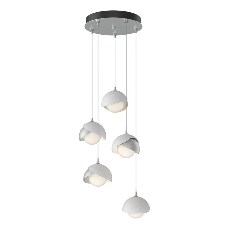 Hubbardton Forge 131125-SKT-STND-82-02-GG0711 LED Pendant, Vintage Platinum