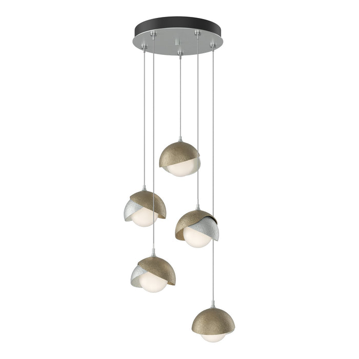 Hubbardton Forge 131125-SKT-STND-82-84-GG0711 LED Pendant, Vintage Platinum