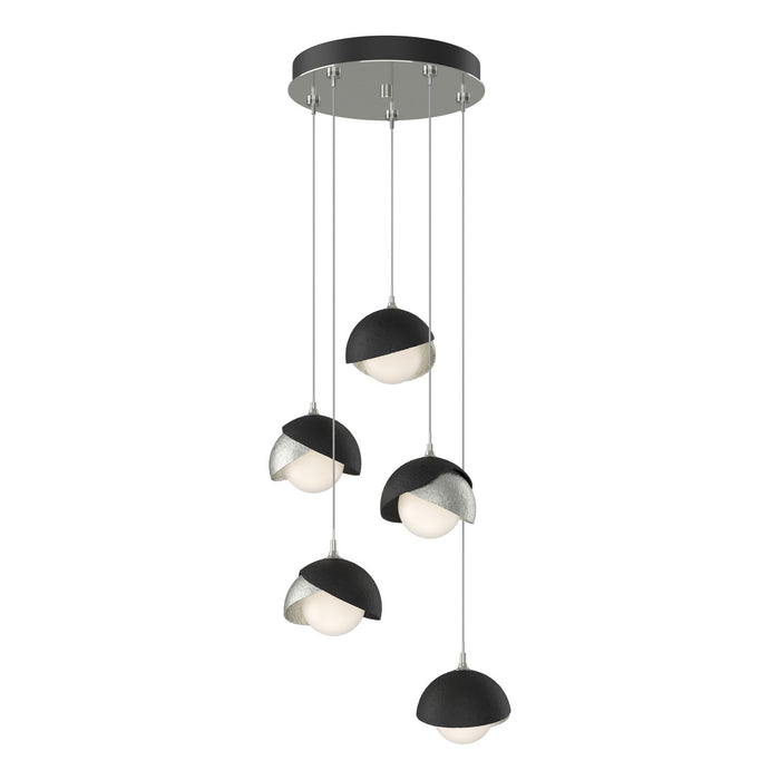 Hubbardton Forge 131125-SKT-STND-85-10-GG0711 LED Pendant, Sterling