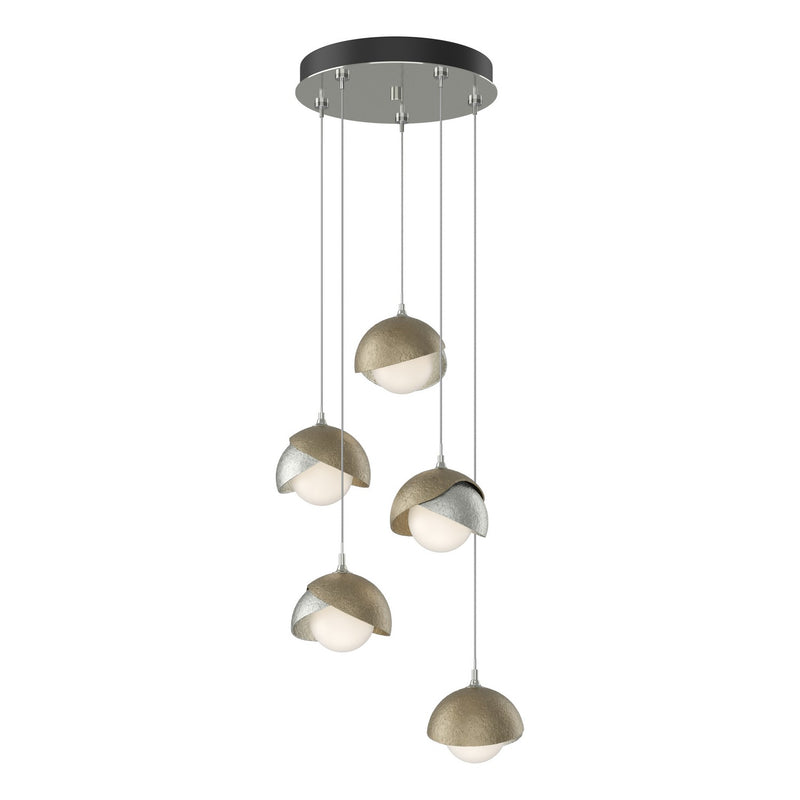 Hubbardton Forge 131125-SKT-STND-85-84-GG0711 LED Pendant, Sterling