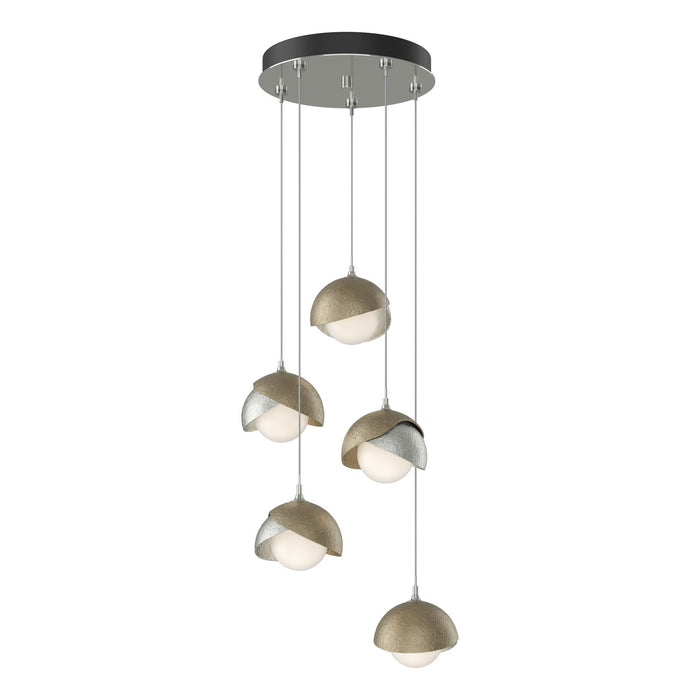 Hubbardton Forge 131125-SKT-STND-85-84-GG0711 LED Pendant, Sterling