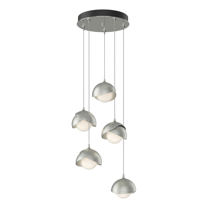 Hubbardton Forge 131125-SKT-STND-85-85-GG0711 LED Pendant, Sterling