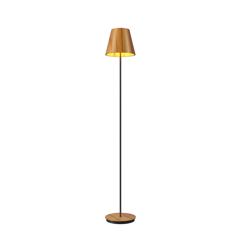 Accord Lighting 3053.12 One Light Floor Lamp, Teak