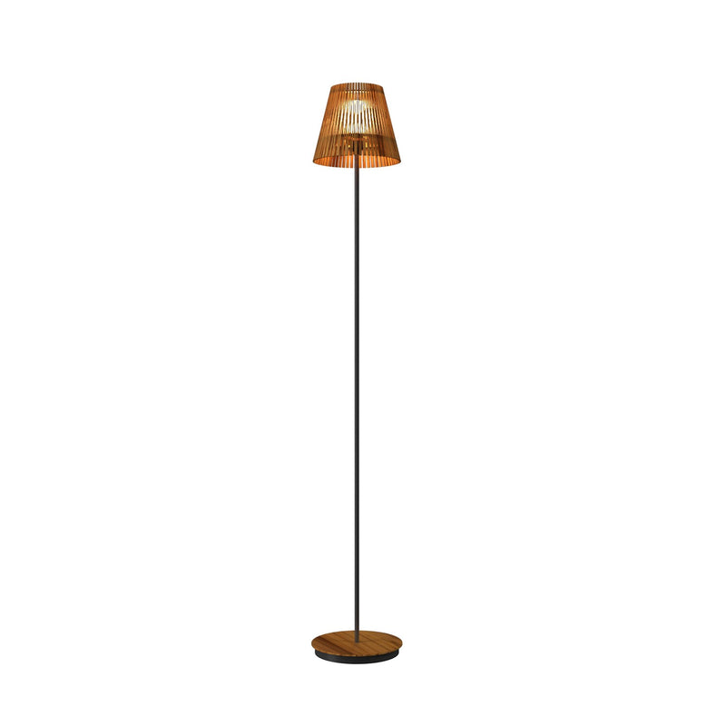 Accord Lighting 3058.12 One Light Floor Lamp, Teak