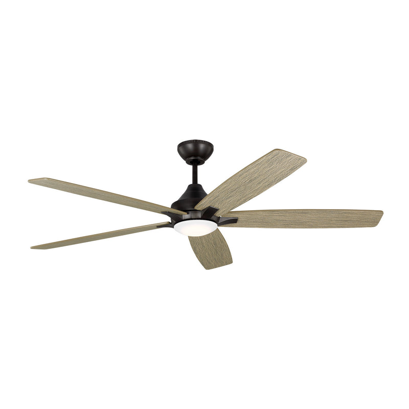 Generation Lighting 5LWDSM60AGPD 60" Ceiling Fan, Aged Pewter