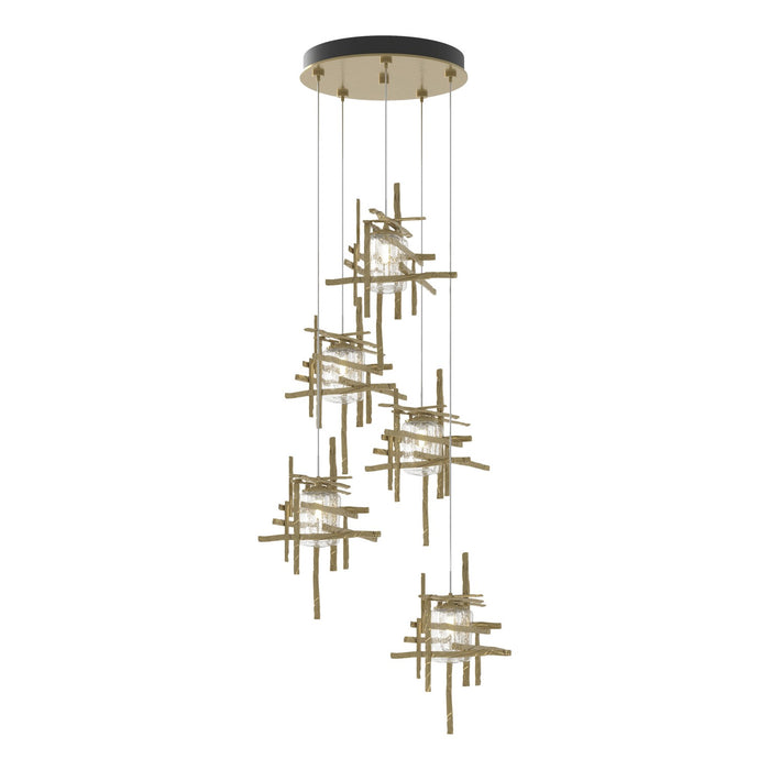 Hubbardton Forge 131126-SKT-STND-86-II0728 LED Pendant, Modern Brass