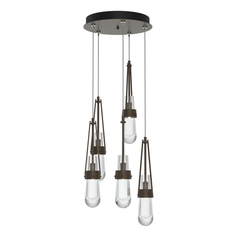 Hubbardton Forge 131127-SKT-STND-05-ZM0434 LED Pendant, Bronze