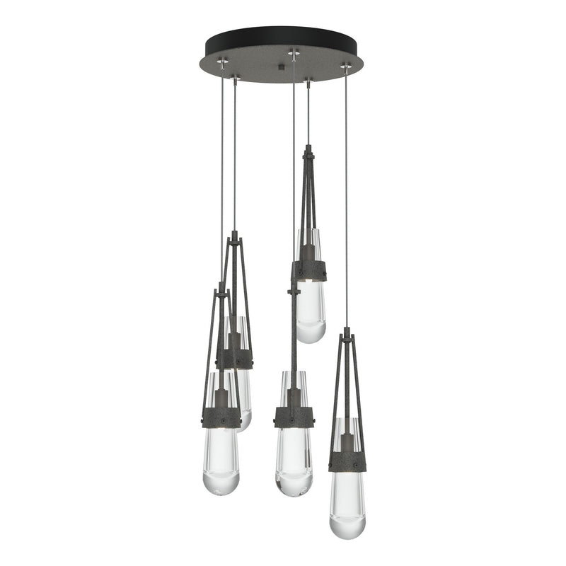 Hubbardton Forge 131127-SKT-STND-20-ZM0434 LED Pendant, Natural Iron