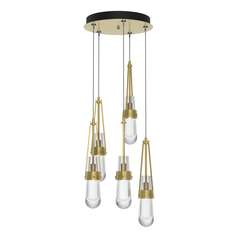 Hubbardton Forge 131127-SKT-STND-86-ZM0434 LED Pendant, Modern Brass