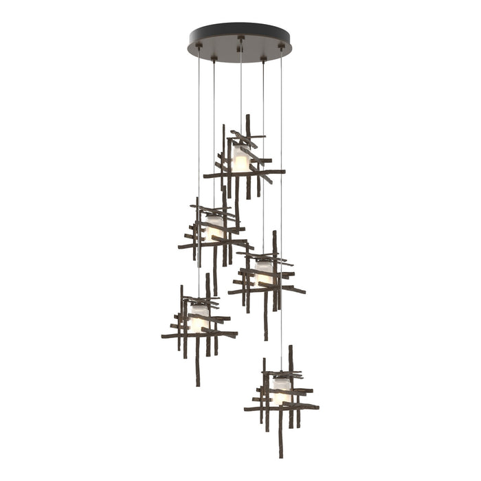 Hubbardton Forge 131128-SKT-STND-05-YC0305 LED Pendant, Bronze