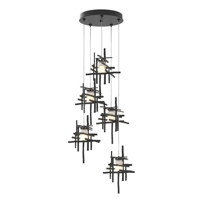 Hubbardton Forge 131128-SKT-STND-10-YC0305 LED Pendant, Black