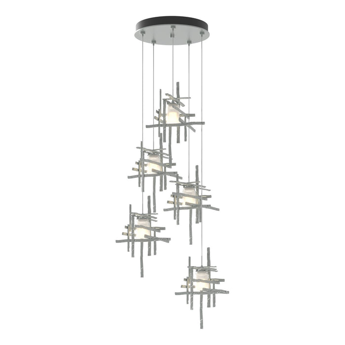 Hubbardton Forge 131128-SKT-STND-82-YC0305 LED Pendant, Vintage Platinum