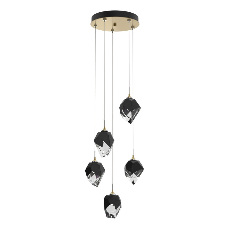 Hubbardton Forge 131137-SKT-STND-86-BP0754 LED Pendant, Modern Brass