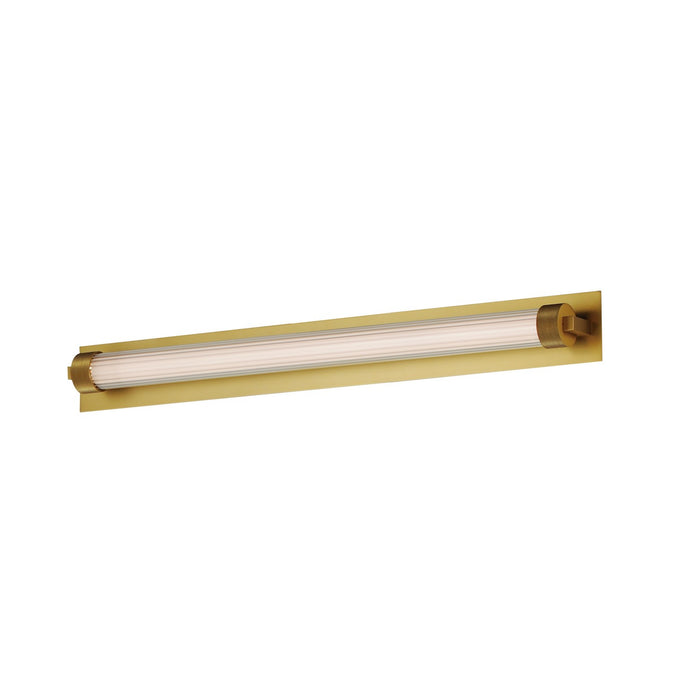 ET2 E23482-144NAB LED Bath Sconce, Natural Aged Brass
