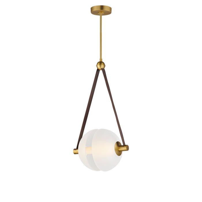 ET2 E24088-90NAB LED Pendant, Natural Aged Brass