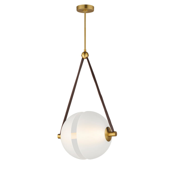 ET2 E24089-90NAB LED Pendant, Natural Aged Brass
