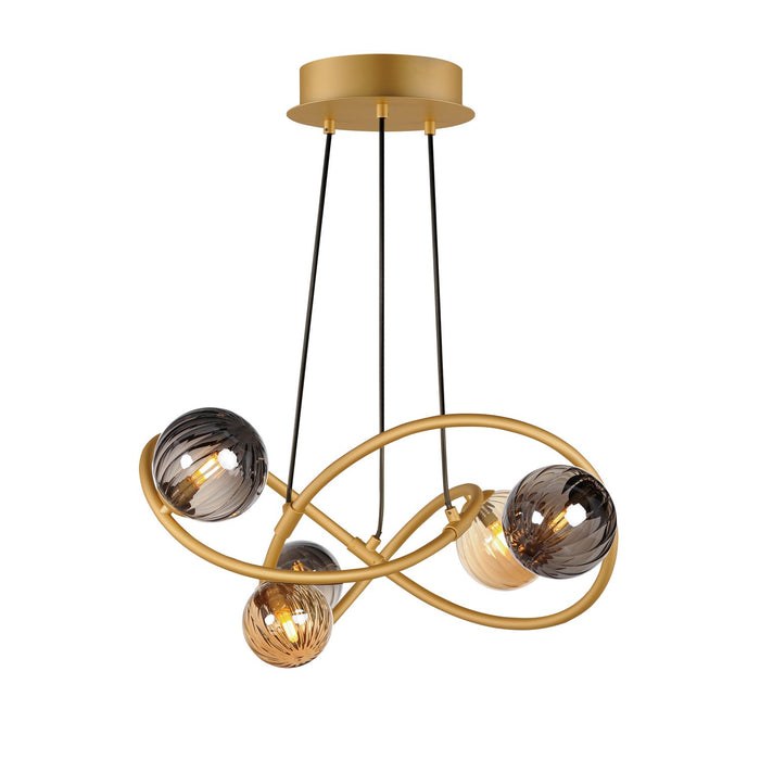 ET2 E24185-148GLD LED Chandelier, Gold
