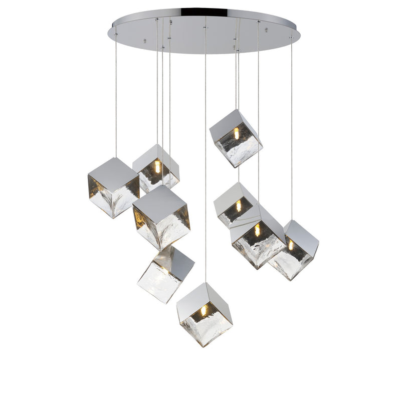 ET2 E24689-28PC LED Pendant, Polished Chrome