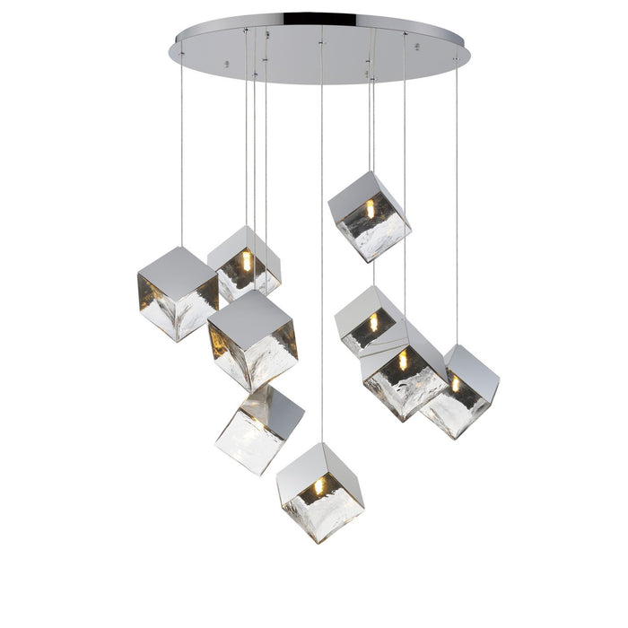 ET2 E24689-28PC LED Pendant, Polished Chrome