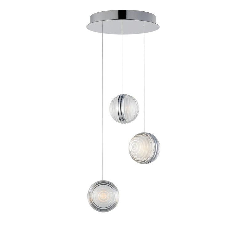 ET2 E24693-75PC LED Pendant, Polished Chrome