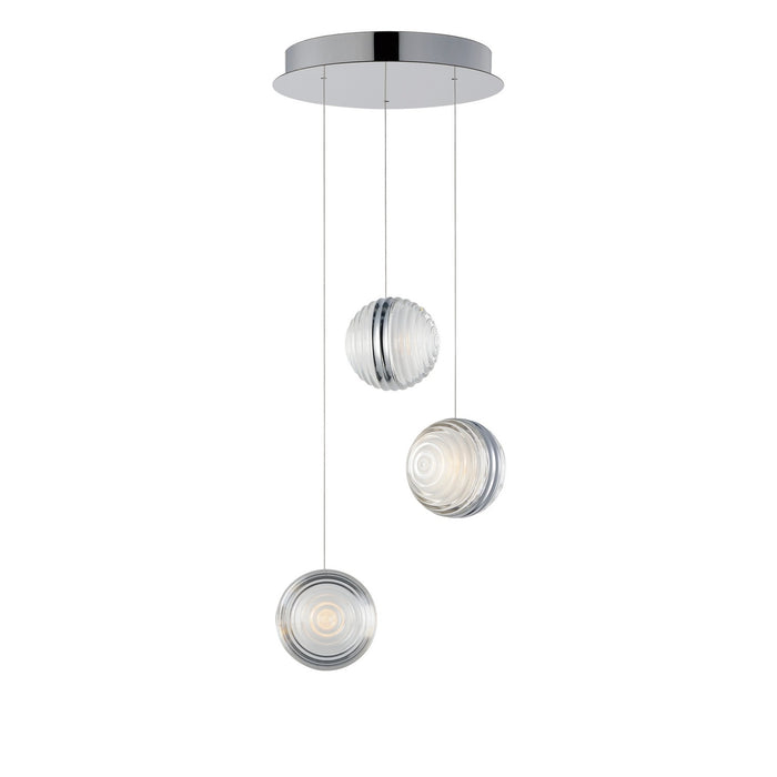 ET2 E24693-75PC LED Pendant, Polished Chrome