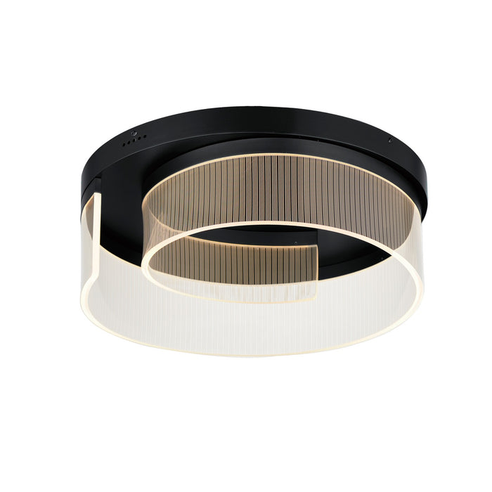 ET2 E24779-133BK LED Flush Mount, Black