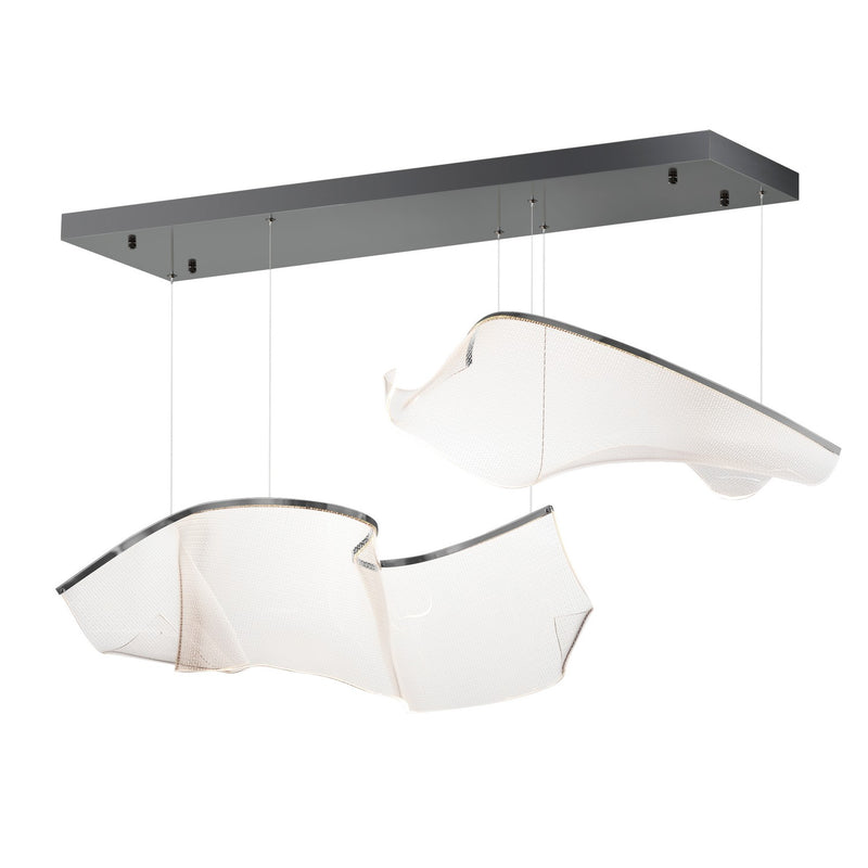 ET2 E24882-133BGM LED Pendant, Brushed Gunmetal