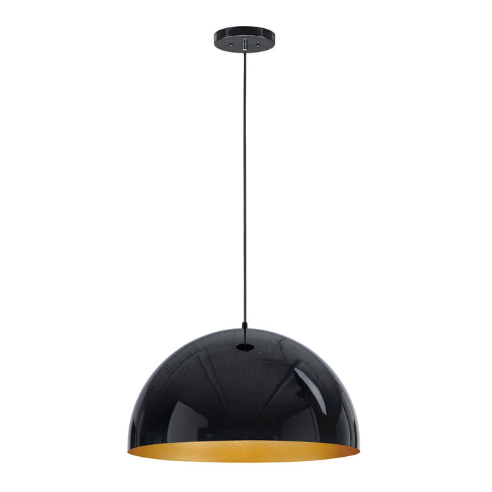 ET2 E24904-GBGLD LED Pendant, Gloss Black / Gold