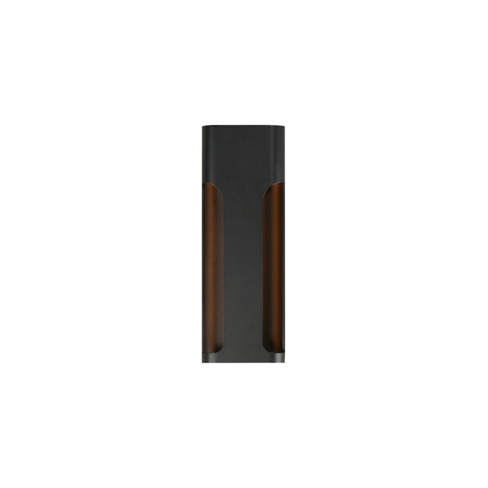 ET2 E30214-BK LED Outdoor Wall Lamp, Black