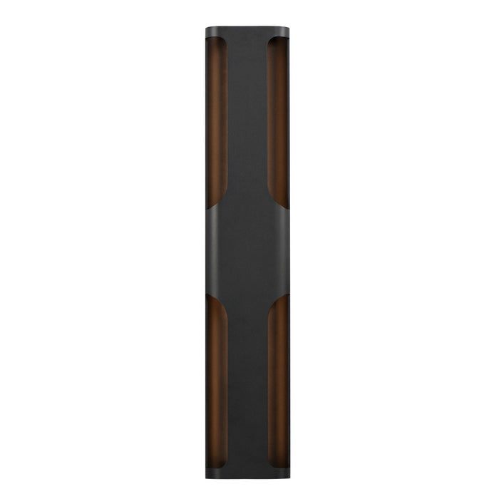 ET2 E30218-BK LED Outdoor Wall Lamp, Black