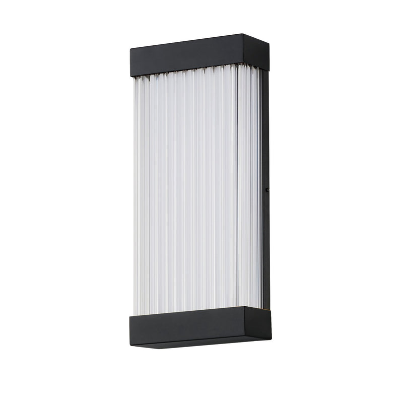 ET2 E30232-122BK LED Outdoor Wall Sconce, Black