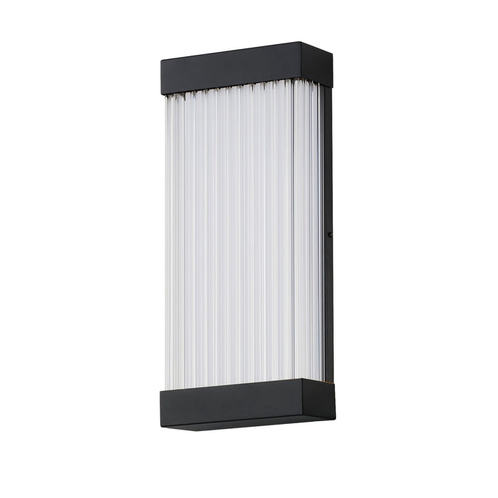 ET2 E30232-122BK LED Outdoor Wall Sconce, Black