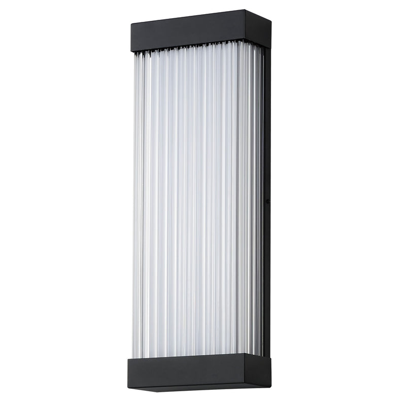 ET2 E30234-122BK LED Outdoor Wall Sconce, Black