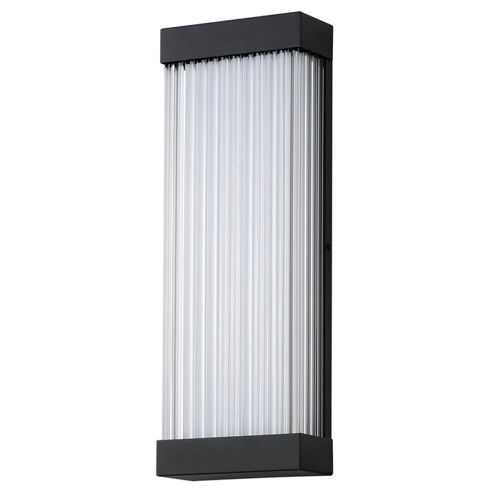 ET2 E30234-122BK LED Outdoor Wall Sconce, Black