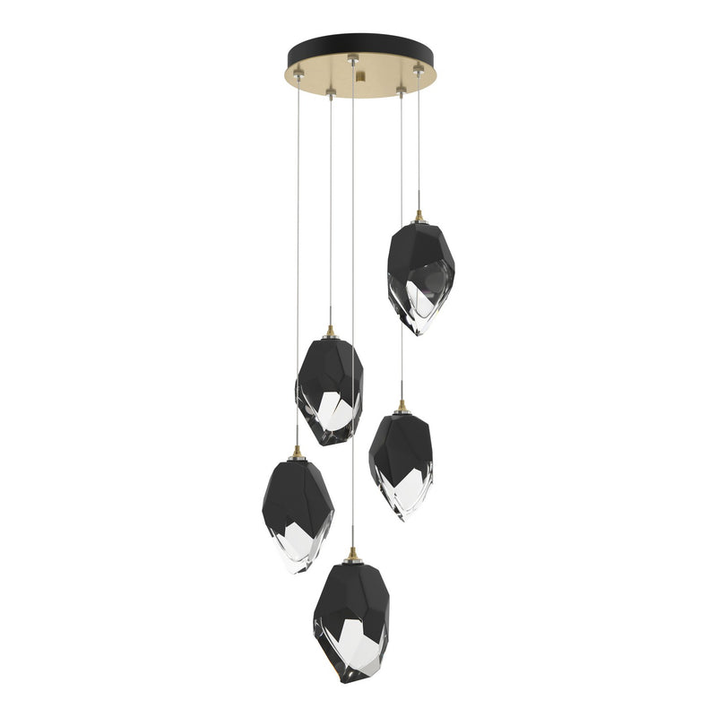 Hubbardton Forge 131138-SKT-STND-86-BP0755 LED Pendant, Modern Brass
