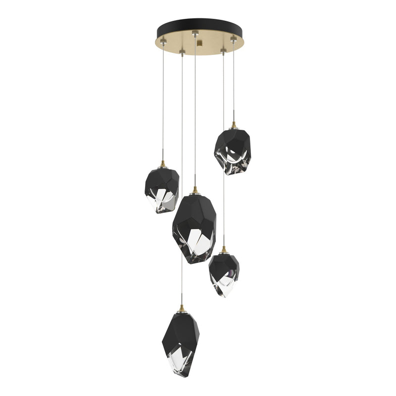 Hubbardton Forge 131139-SKT-STND-86-BP0756 LED Pendant, Modern Brass