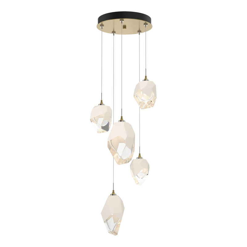 Hubbardton Forge 131139-SKT-STND-86-WP0756 LED Pendant, Modern Brass