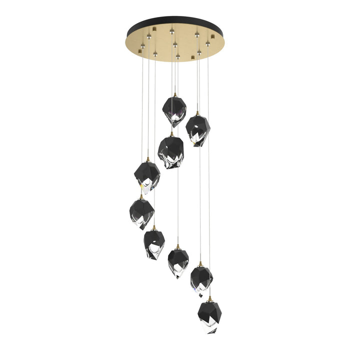 Hubbardton Forge 131140-SKT-STND-86-BP0754 LED Pendant, Modern Brass