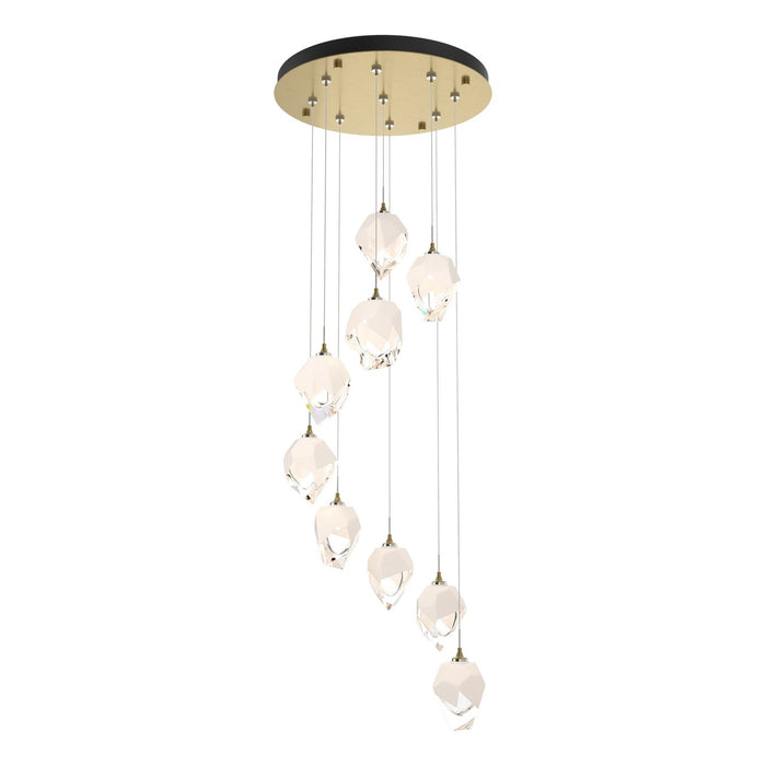 Hubbardton Forge 131140-SKT-STND-86-WP0754 LED Pendant, Modern Brass