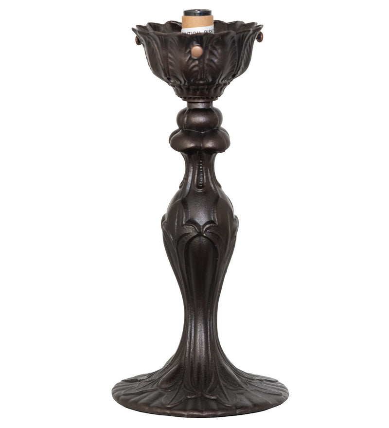 Meyda Tiffany 10754 One Light Table Base, Mahogany Bronze