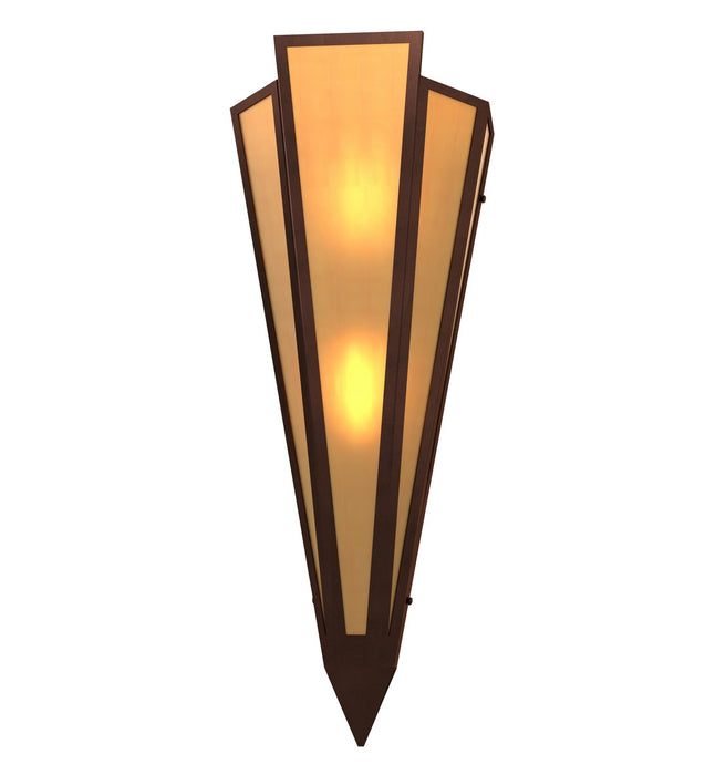 Meyda Tiffany 255742 Two Light Wall Sconce, Mahogany Bronze