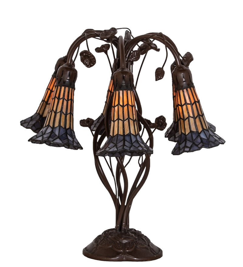 Meyda Tiffany 255816 Six Light Table Lamp, Antique