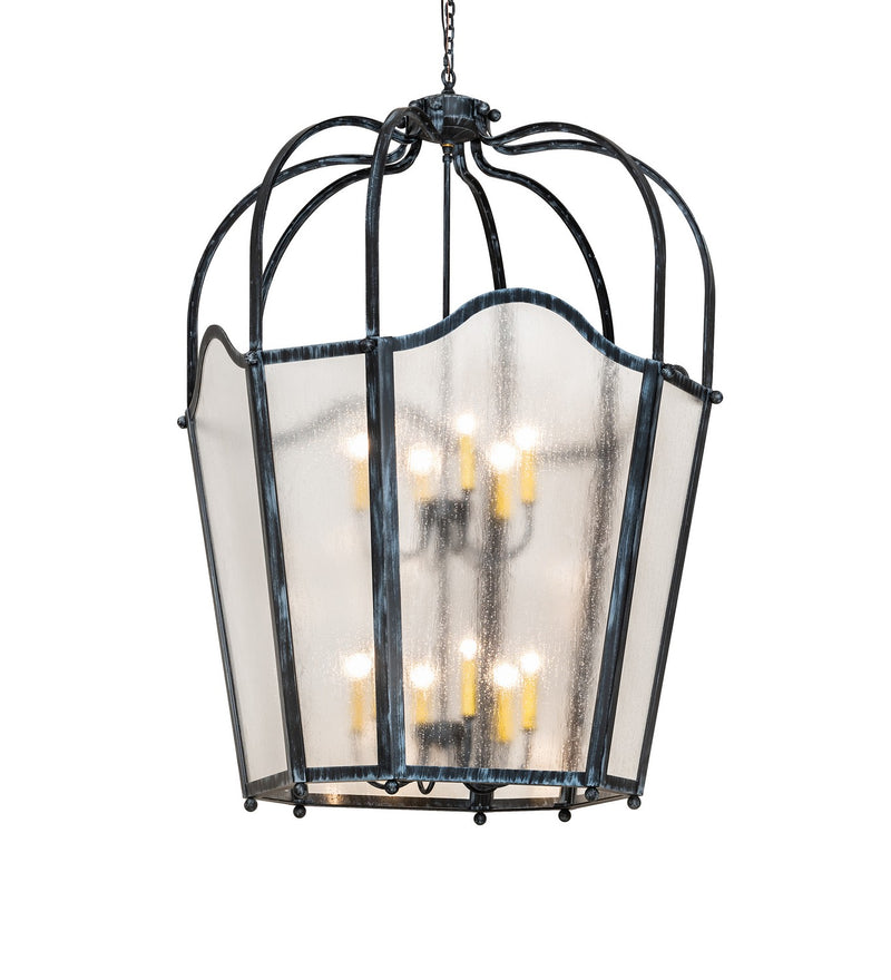 Meyda Tiffany 260061 12 Light Pendant, Antique Iron Gate