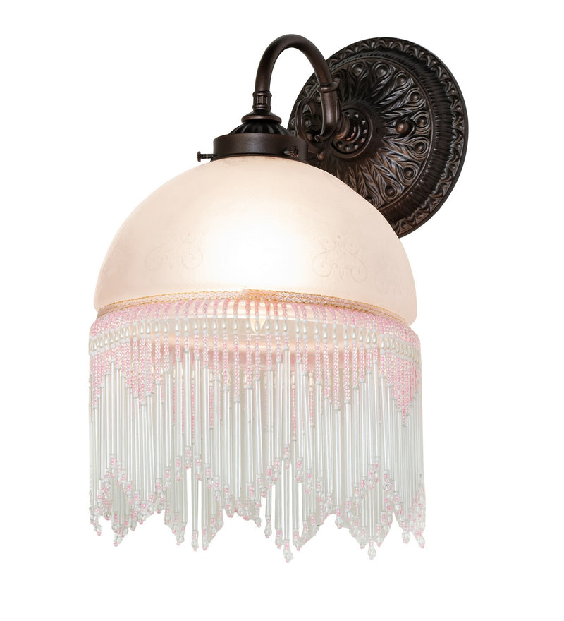 Meyda Tiffany 263043 One Light Wall Sconce, Mahogany Bronze