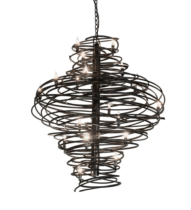 Meyda Tiffany 263093 20 Light Chandelier, Solar Black